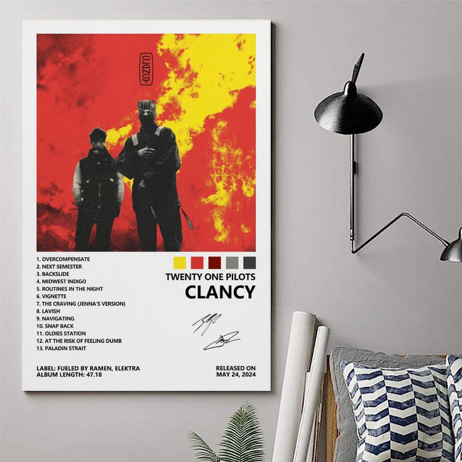 Knsswed Twenty One Pilots Poster Clancy Album Cover Posters for